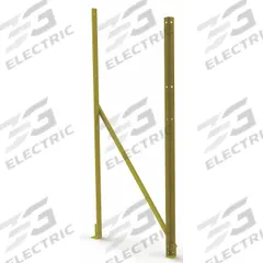 TRI-ARC Platform Support Leg: 3.3 ft Overall Ht, 24 in Overall Wd, Steel (MPN ULK0424). Key specifications — Material: Steel; Color: Yellow; Includes: Fasteners; Brand: TRI-ARC.
