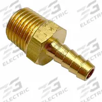 LEGRIS Barbed Fitting Adapter: 6 mm Pipe x 4 mm ID Size, BSPT x BSPT, Brass, Rigid, Std Barb (MPN 0136 06 13). Key specifications — Brand: LEGRIS.