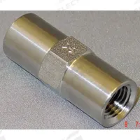 APPROVED VENDOR Piston Spring Check Valve: Piston, Inline Valve Body, 1/4 in Pipe Size, FNPT x FNPT (MPN CHK SST 415-4F4F-B). Key specifications — Brand: APPROVED VENDOR; Piston Material: Stainless Steel.