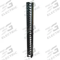 VIDEO MOUNT PRODUCTS Cable Management: Vertical, 27 U, Single Side Sides, 42 in Overall Ht (MPN ERENVCM-27). Key specifications — Color: Black; Orientation: Vertical; Brand: VIDEO MOUNT PRODUCTS; Material: Steel; Number of Sides: Single Side.