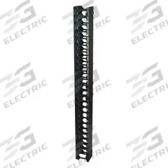 VIDEO MOUNT PRODUCTS Cable Management: Vertical, 27 U, Single Side Sides, 42 in Overall Ht (MPN ERENVCM-27). Key specifications — Color: Black; Orientation: Vertical; Brand: VIDEO MOUNT PRODUCTS; Material: Steel; Number of Sides: Single Side.
