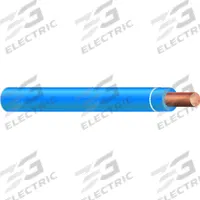 Wire: Copper, 12 AWG, 2 Conductors, Stranded, Blue/White/Blue, 1,000 ft Lg, THHN/THWN (MPN 58609701). Key specifications — Voltage: 600 V; Brand: SOUTHWIRE.