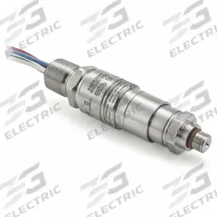 ASHCROFT Pressure Switch: Piston Actuator, 1NO/1NC, 500 psi – 5,000 psi, 7/16-20" SAE Male (MPN APAN71H012CB055000#-NSR). Key specifications — Electrical Connection Type: 1/2" MNPT Conduit Connector with 18 AWG 12" Wire Leads; Pressure Connection Type: 7/16-20" SAE Male; Brand: ASHCROFT.