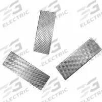 3M Conductive Electrical Tape: Strip, 1/2 in x 4 in, 4 mil Thick, 600 V Volt Rating, Silver, Acrylic (MPN 1345)