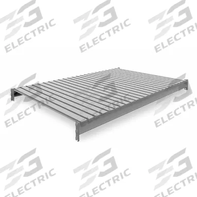 TENNSCO Shelf: 72 in x 48 in, 22 ga Beams, Steel - Ribbed Steel Decking Bulk Rack Shelf Kits