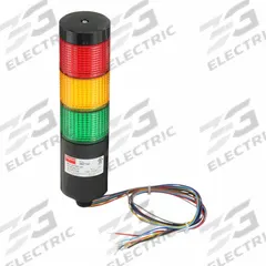 DAYTON Tower Light Assembly: 3 Tier, Amber/Green/Red, No Sounder Tier, 8 1/4 in Overall Ht, 26ZT42. Key specifications — Manufacturer Part Number: 26ZT42; Brand: DAYTON; Operating Voltage: 90 to 240V AC; Light Tier Color: Green.