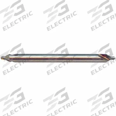 KEO Center Drill: Plain Type, #4, 90°, 6 in Overall Lg - Plain-Tip Center Drills