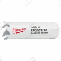 MILWAUKEE Hole Saw: 7/8 in Saw Dia., 4 Teeth per Inch, 1 5/8 in Max. Cutting Dp, 1/2"-20 Thread Size (MPN 49-56-0704). Key specifications — attr1098070: 4; attr1098087: MILWAUKEE; attr1098073: 1/2"-20.