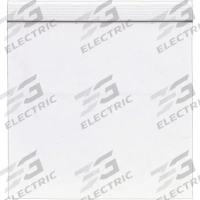 RELOC ZIPPIT Reclosable Bag: 4 mil Thick, 8 in Wd, 10 in Lg, Hang Hole Not Included - Single-Zip Reclosable Poly Bags
