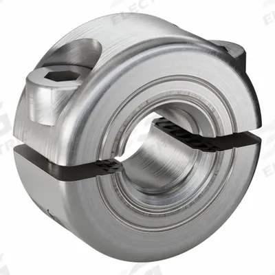 RULAND MANUFACTURING Shaft Collar: 2-Piece, Metric with Inch Bore, Round, Clamp-On - Stainless Steel Shaft Collars