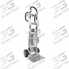 MAGLINER Appliance Hand Truck: 600 lb, Dual-Loop, Silver, 10 in Wheel Dia., Pneumatic, Foam (MPN HDARB5CK2E-21WLR). Key specifications — Color: Silver; Strap Tightening Type: Self-Retracting; Brand: MAGLINER.
