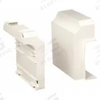 HUBBELL WIRING DEVICE-KELLEMS Tee Base and Cover: BaseTrak PB3, 4 1/2 in Wd, 1 3/4 in Ht, Plastic (MPN PB3TCBCA). Key specifications — Series: BaseTrak PB3; Material: Non-Metallic; Color: Office White; For Use With: Base-Trak Raceways; Brand: HUBBELL WIRING DEVICE-KELLEMS; Item: Tee.