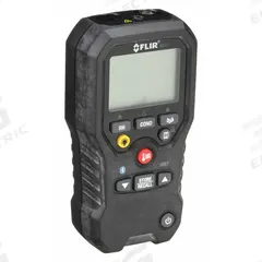 FLIR Moisture Meter: Digital, LCD, Pin/Pinless, Temp/RH Sensor/Wired Pin Probe, Wood, Extended Probe (MPN MR77). Key specifications — attr999354: Digital; attr1009284: Flat Pinless; attr1009272: Bar Graph Display; attr999347: Wood; attr999350: LCD; attr999383: ±5%; attr999345: FLIR.