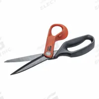 CRESCENT Shears: Right-Hand, 10 in Overall Lg, Smooth, Steel, Sharp, Orange/Black, Gen Purpose (MPN CW10T). Key specifications — attr308499: Smooth; attr308500: Steel; attr308501: Sharp; attr308502: Orange; Black; attr308505: Right-Hand; attr308522: General Purpose; attr324896: CRESCENT.