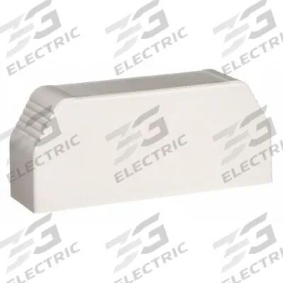 PANDUIT End Cap: T-70, 4 in Wd, 1 3/4 in Ht, Plastic - End Fittings for Nonmetallic Single-Channel Raceways