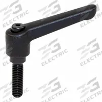 JW WINCO Adjustable Handles; Adjustable Levers: Plastic w/ Steel Thread, #10-24 Thread, 1.77 in Lg (MPN 2T16F33K). Key specifications — Brand: JW WINCO.
