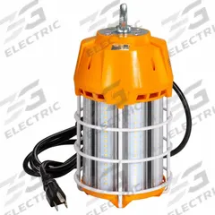 SOUTHWIRE Temp High Bay: LED, Corded, Temp High Bay Fixture, 6 ft Power Cord Lg, 120/277V AC, Hook (MPN 17100LEDP3). Key specifications — Includes Bulb: Yes; Brand: SOUTHWIRE; Color Temperature: 5000K; Job Light Type: Temp High Bay Fixture; Lighting Technology: LED; Operating Voltage: 120/277V AC; Switch Type: No Switch.