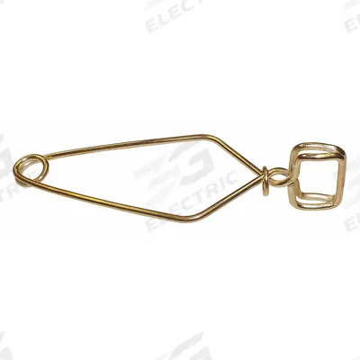 APPROVED VENDOR Flask Clamp: Test Tube Clamp, Steel, Brass Finish/Steel - Lab Clamps