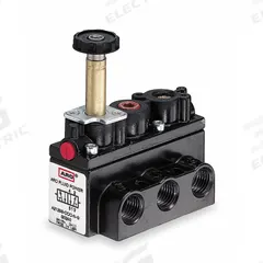 ARO Solenoid Air Control Valve: Alpha, Four-Way / Two-Position, 1/8 in Female NPT, 10-32 Female NPT (MPN A211SS-000-N). Key specifications — attr1092969: Non-Locking; attr1086920: A211SS-000-N; attr1092977: Spring Return.