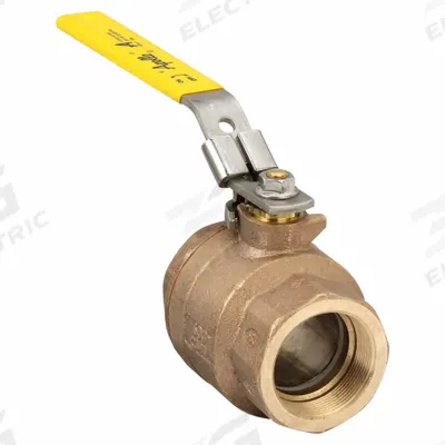 APOLLO Manual Two-Way Ball Valve: 2 in, Bronze, Straight, FNPT x FNPT - Bronze Ball Valves