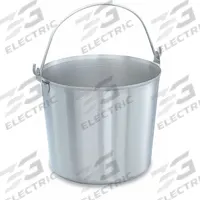 VOLLRATH Dairy Pail: 16 qt Capacity, 9 3/4 in Overall Ht, 11 7/8 in Overall Dia, Stainless Steel (MPN 59150). Key specifications — Brand: VOLLRATH; Material: Stainless Steel; FDA Compliant: No; NSF Certified: Yes.