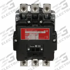 SQUARE D Lighting Magnetic Contactor: 3 Poles, 120V AC, 200 A (MPN 8903SVO2V02). Key specifications — attr948947: SQUARE D.