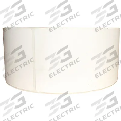 APPROVED VENDOR Barcode Printer Label: 4 in Label Wd, 5 in Label Ht, White, 3 in Core Dia. - Industrial Thermal Transfer Labels