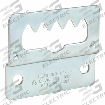 APPROVED VENDOR Mounting Hanger: 2 in Overall Lg, 1 3/4 in Overall Wd, 2 Holes - Hangers