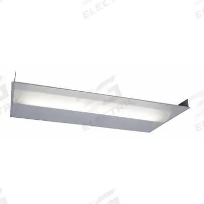 LUMINATION Recessed Troffer: 4 ft Lg, 2 ft Wd, 7,200 lm, 4000K, 60 W, 120 to 277V AC - 2 ft. x 4 ft. LED Center-Basket Troffers