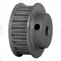 DAYTON Timing Pulley: Curvilinear, Fixed, For HTD Timing Belt Section, For 9 mm Belt Wd, 22 Teeth (MPN 22-5M09-6FA3). Key specifications — Brand: DAYTON; Finish: Clear Anodized; For Belt Series: Powerhouse®.