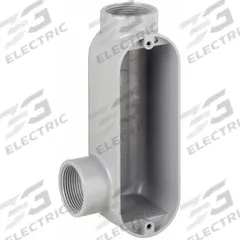 Conduit Outlet Body: Aluminum, 1 1/2 in Trade Size, LL Body, 30.8 cu in Body Capacity, Threaded Hub (MPN LL150). Key specifications — Finish: Powder Coated; For Use With: IMC; Brand: RACO; Hub Style: Threaded.