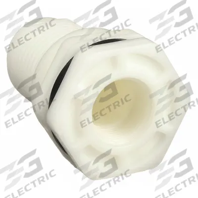 HAYWARD Bulkhead Tank Fitting: Polypropylene Body, 2 in Female NPT Threaded Inside - Polypropylene Through-Wall Fittings