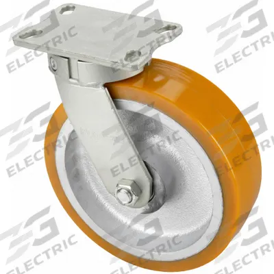APPROVED VENDOR Plate Caster: Corrosion-Resistant/Debris-Resistant/Maint Free/Quiet-Roll - Heavy-Duty General-Purpose Kingpinless Plate Casters
