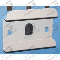 KENNEDY Bin Mounting Clip: 4 in x 4 in x 3 in, 1 Hooks, Locking Clip, Surface, Gray (MPN 99847). Key specifications — Mounting Type: Surface; Includes: Bin Support; Finish: Powder Coated; Color: Gray; Accessory Type: Bin Mounting Clip; Locking System: Locking Clip; Brand: KENNEDY.