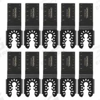 DREMEL Oscillating Tool Blade: Flush Cutting, Carbon Steel, Starlock Connection, 10 Pieces, Wood (MPN MM480XU). Key specifications — attr1097473: Wood; attr1097476: DREMEL; attr1097456: Flush Cutting.