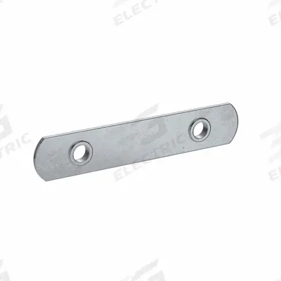 FATH INC. Economy T-Nut: M8 Size, For 10 mm Slot Wd, 45 Series, Double, Black Zinc-Plated - Slide-In T-Nuts