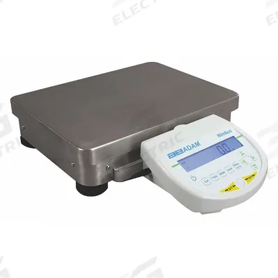 ADAM EQUIPMENT Compact Bench Scale: 16,000 g Capacity, 0.1 g Readability, 0.2 g Repeatability - Precision Lab Balances