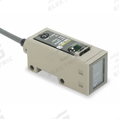 OMRON Photoelectric Sensor: Non-Terminated Cable, 10-30V DC, NPN and PNP - Rectangular Sensors with Non-Terminated Cables