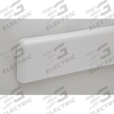 PAWLING Wall Guard: WG-6C, PETG, Silver Gray, 6 in Overall Ht - PETG Crash Rails & Bumper Guards