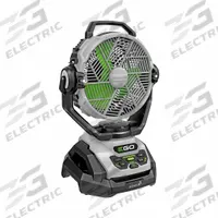 EGO Jobsite Fan: 56V ARC Lithium™, 10 in Blade Dia., 6 Speed, Tool Only (MPN FN1000). Key specifications — attr1314311: Tool Only.