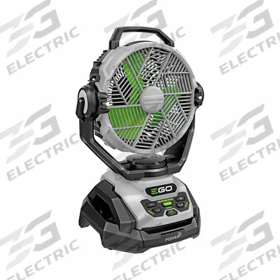EGO Jobsite Fan: 56V ARC Lithium, 10 in Blade Dia., 6 Speed - EGO Jobsite Fans