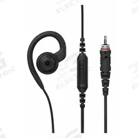 MOTOROLA Earpiece: Fits Motorola, For CLPe Series, Ear Hook, Push To Talk, Black, 1 Wires, Wired (MPN PMLN8125A). Key specifications — attr921014: 2.5 mm Standard; attr921008: CLPe; attr921002: Yes; attr920998: PMLN8125A; attr921012: MOTOROLA.