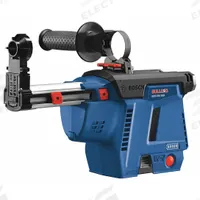 BOSCH Mobile Dust Extractor (MPN GDE18V-26DN). Key specifications — attr1254963: BOSCH; attr1254938: Dust Collection; attr1254942: On-Tool Dust Extractor; attr1254943: GBH18V-26D.