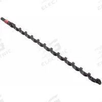 MILWAUKEE Auger Drill Bit: 1 1/8 in Drill Bit Size, 24 in Overall Lg, Hex Shank, Pole Auger Auger (MPN 48-13-6812). Key specifications — attr255259: Pole Auger; attr255260: Steel; attr255261: PTFE; attr277197: MILWAUKEE.