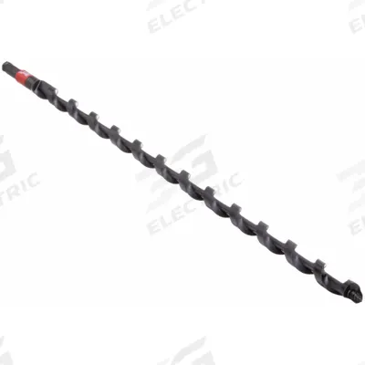MILWAUKEE Auger Drill Bit: 1 1/8 in Drill Bit Size, 24 in Overall Lg, Hex Shank - Pole Auger Drill Bits