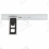 INSIZE Double Square: Inch, Std, Square, Std Stainless Steel, 1 1/16 in x 1 1/16 in, Brushed, ± 2min (MPN 2277-2). Key specifications — attr936159: 1/64 in; attr936166: Cast Iron; attr936169: Blade; attr934771: INSIZE; attr936157: Etched; attr969017: Square.