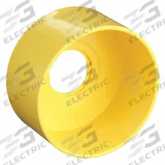 SCHNEIDER ELECTRIC Pushbutton Guard: 22 mm Panel Mounting Hole Dia, Yellow, Plastic, XB4 (MPN ZB4BZ2105). Key specifications — Manufacturer Part Number: ZB4BZ2105; Brand: SCHNEIDER; Compatible Product Type: Mushroom Head Push Buttons (3 in. Dia.); Compatible with Series: XB4; Material: Plastic.