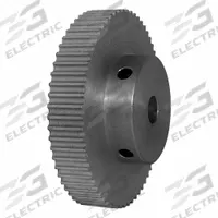 DAYTON Timing Pulley: Modified Curvilinear, Fixed, For GT Timing Belt Section, For 6 mm Belt Wd (MPN 62-3P06M6A8). Key specifications — attr1328801: DAYTON; attr1328807: Clear Anodized; attr1328808: Powerhouse®.