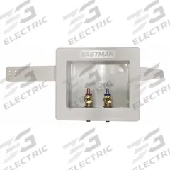 APPROVED VENDOR Outlet Box: PEX, 1/4 in Turn, Adj, 7.56 in Box Wd, 5.63 in Box Ht (MPN 60245). Key specifications — Valve Connection: 1/4 in Turn; Inlet Connection: PEX; Drain Location: Adjustable; Brand: APPROVED VENDOR.