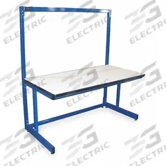 PRO-LINE Workstation: Adj Ht, Laminate, 60 in x 30 in, 750 lb Overall Load Capacity, Blue (MPN B6030SSC). Key specifications — Unit Type: Starter; Brand: PRO-LINE.